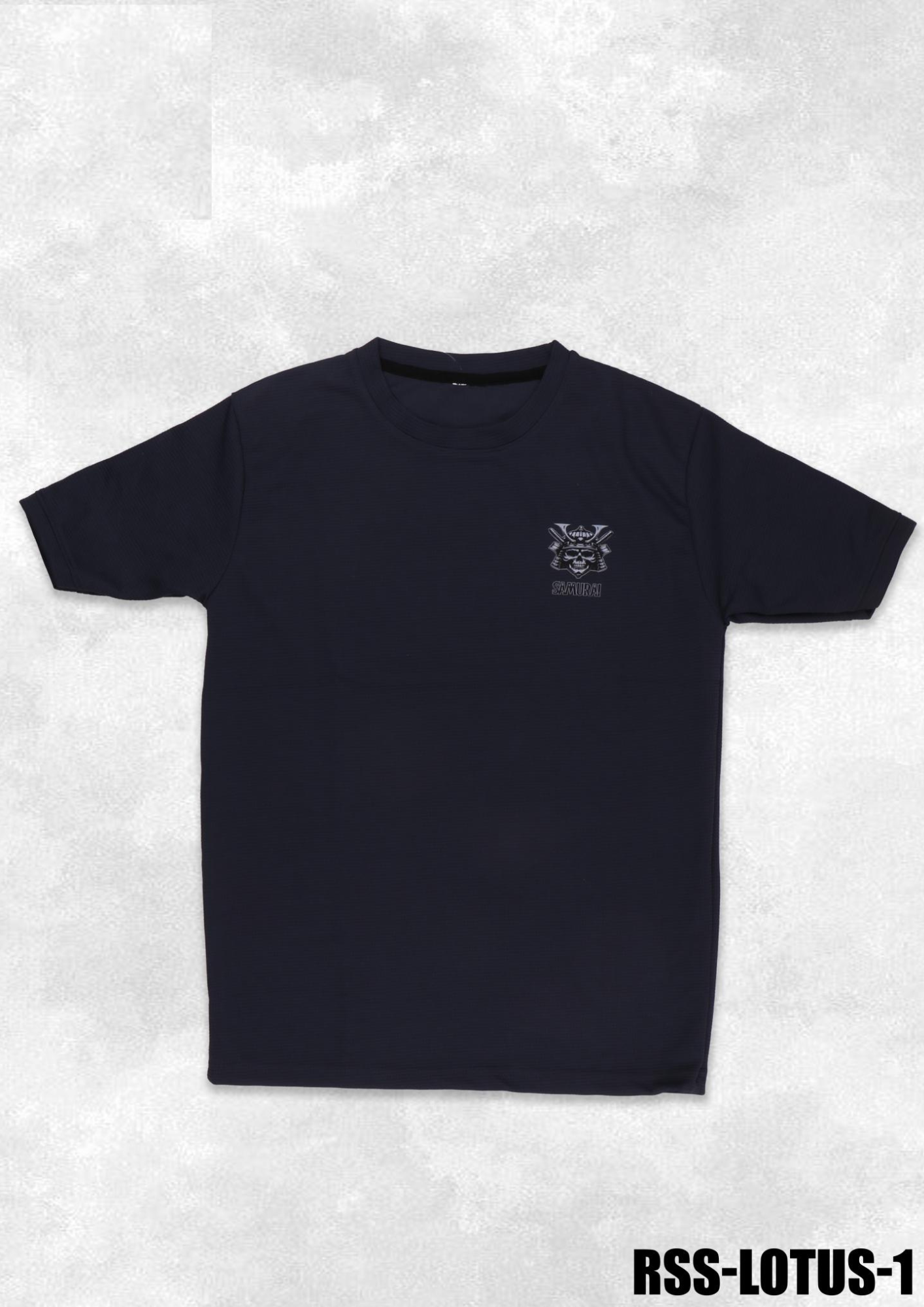 RSS-LOTUS-1 Samurai Graphic Men’s Black T-Shirt