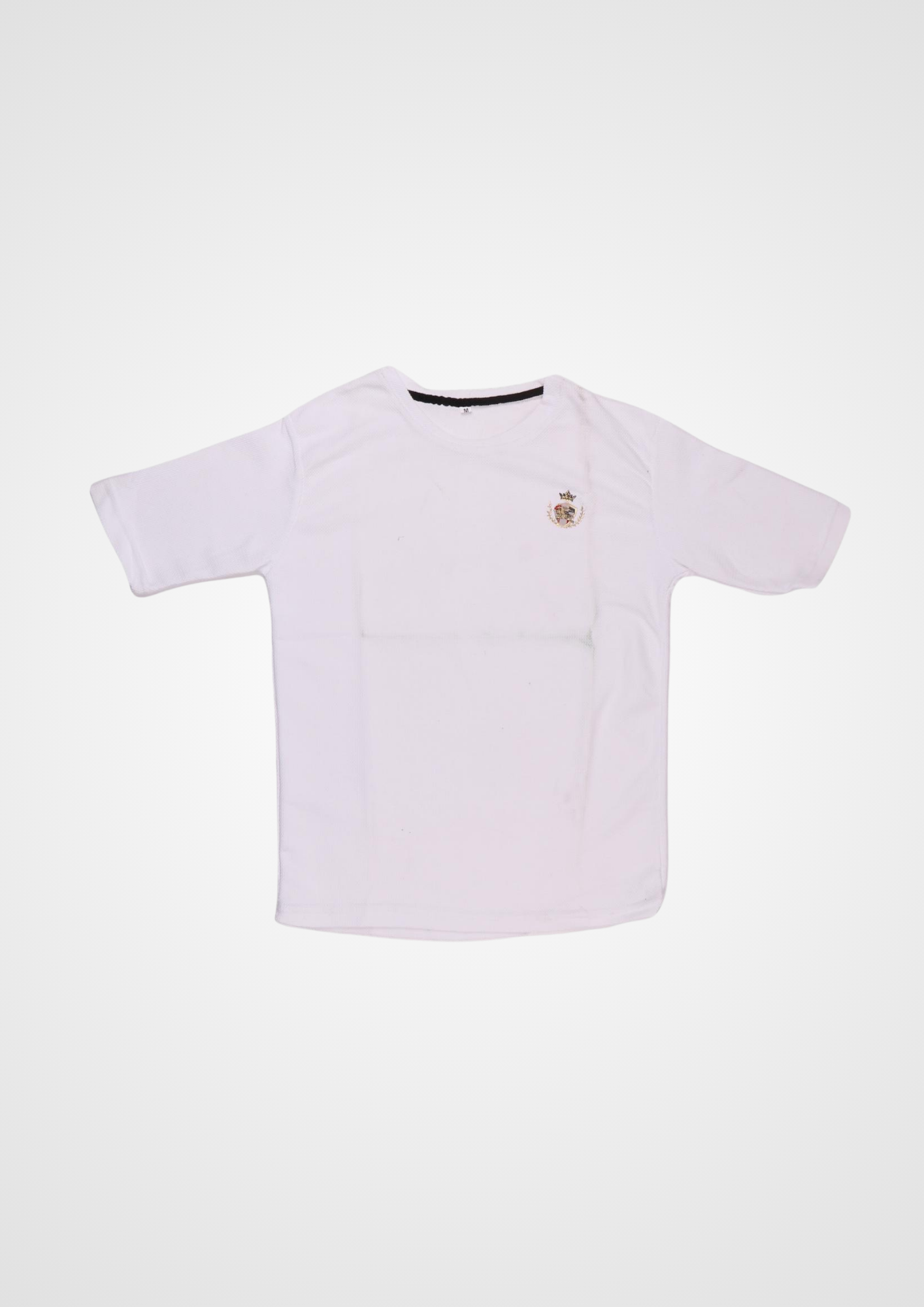 Royal Crest Blue Casual T-Shirt for Men - Image 2