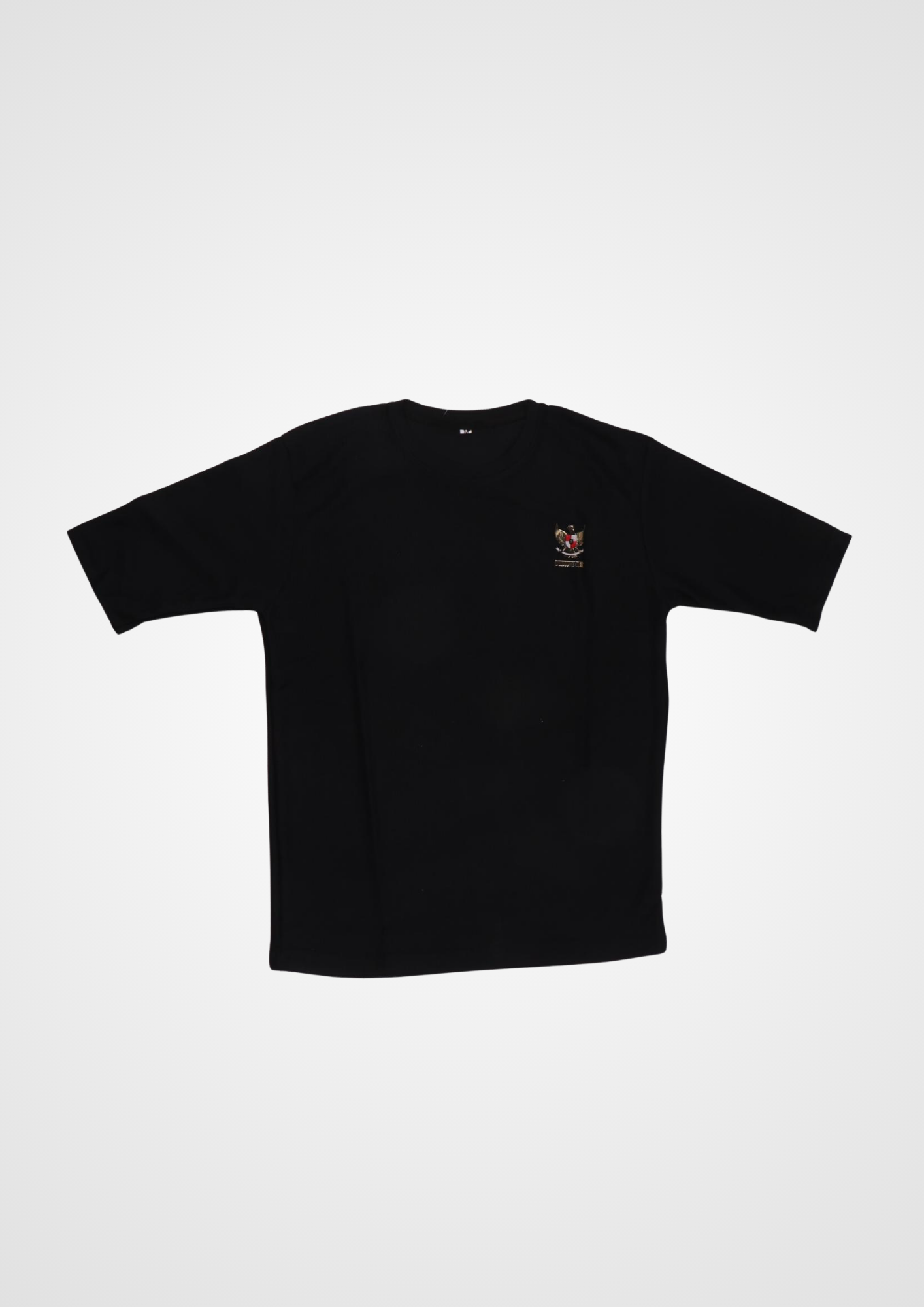 Royal Crest Blue Casual T-Shirt for Men - Image 3