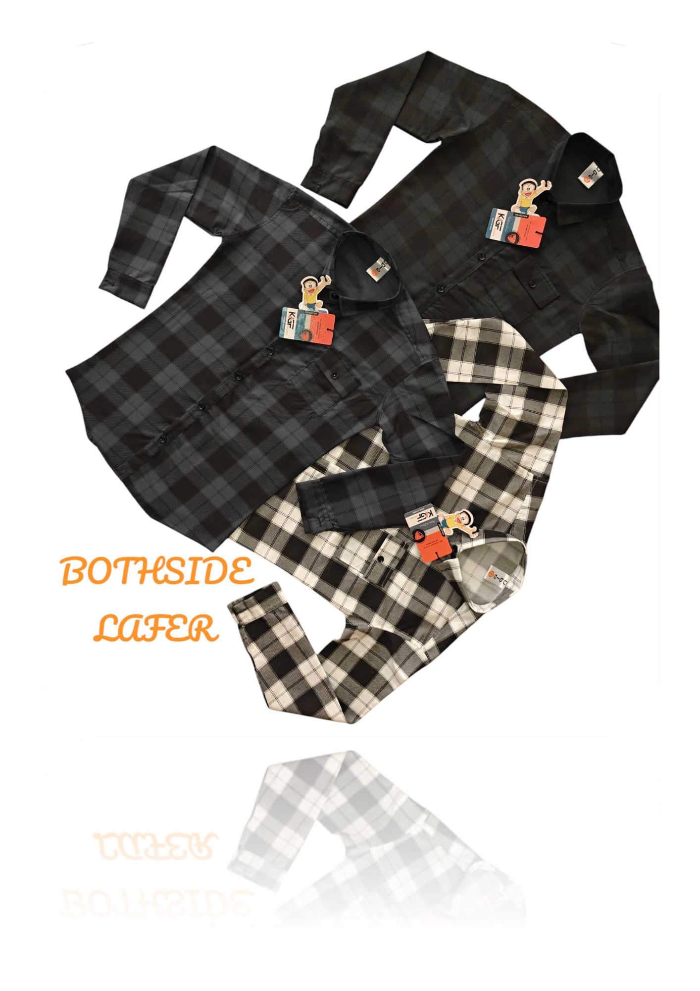 Boys' “Bothside Lafer” Full Sleeve Printed Shirt – Tribal-Inspired Smart Casuals