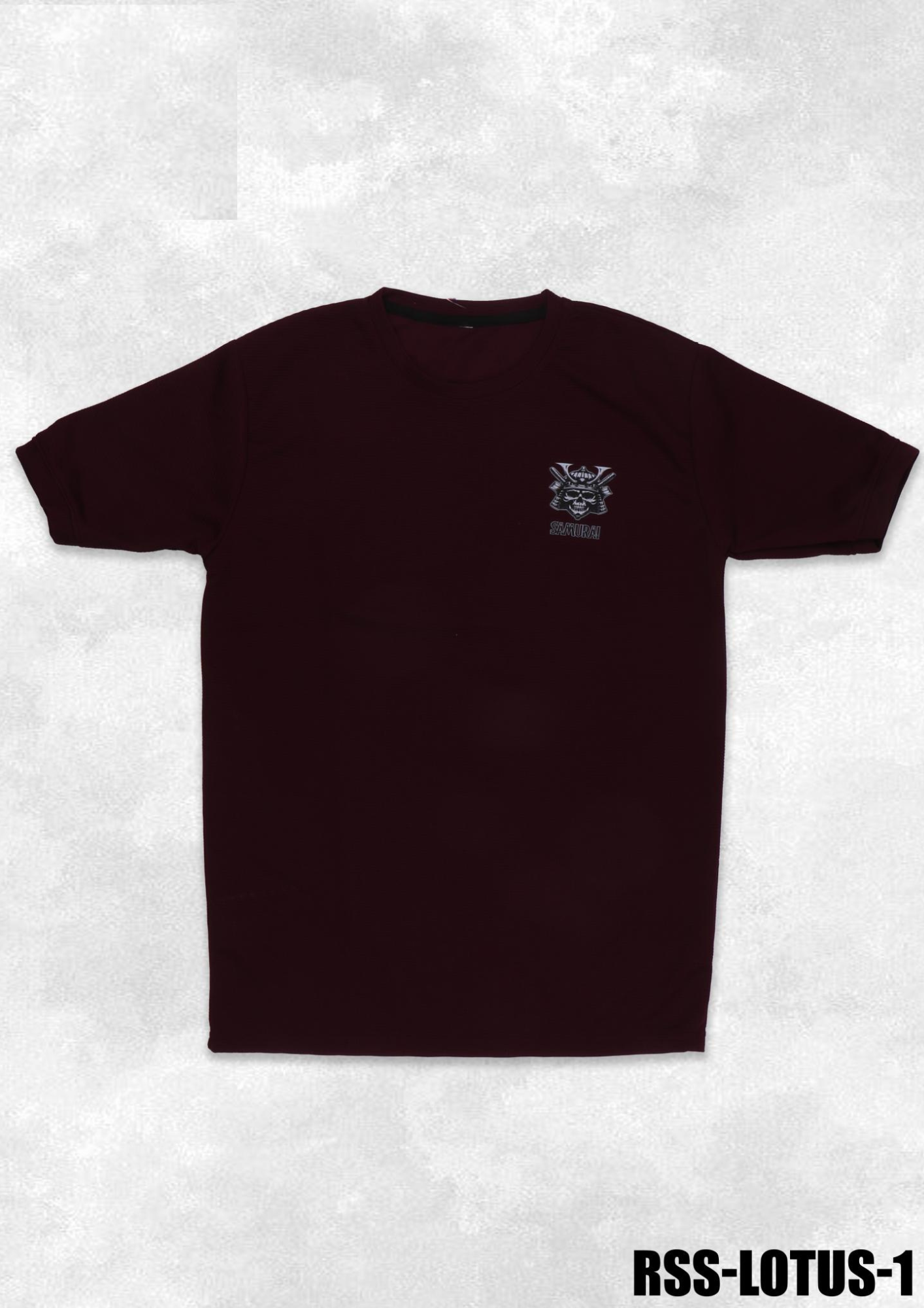 RSS-LOTUS-1 Samurai Graphic Men’s Black T-Shirt - Image 4