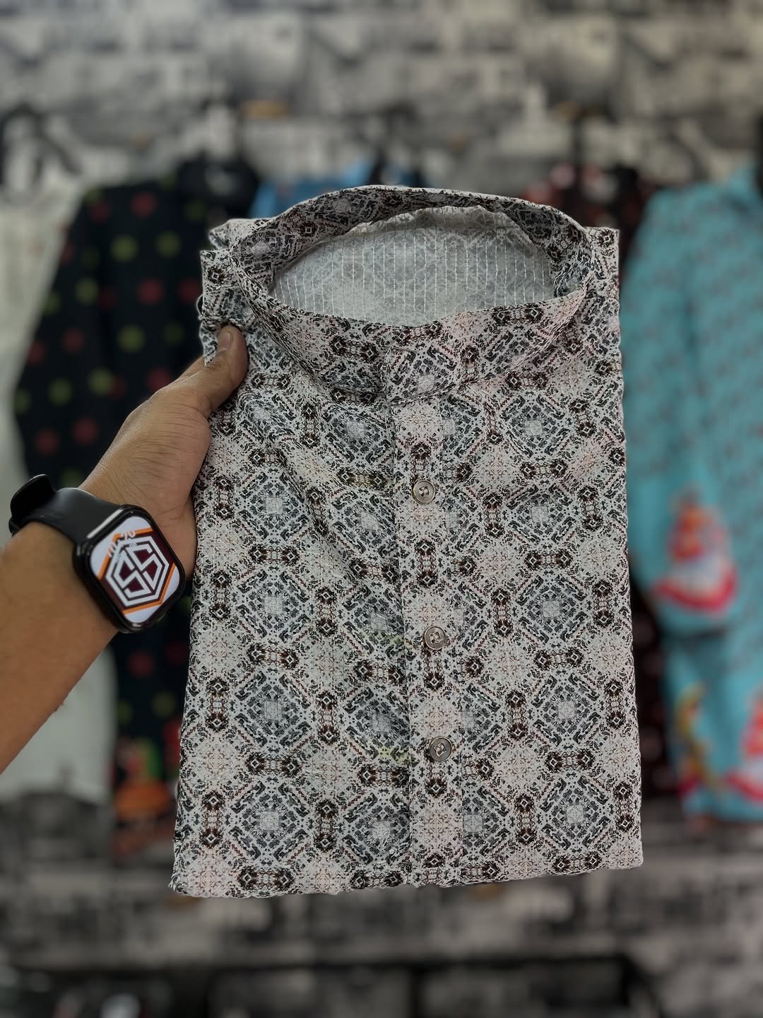 Men’s Navratri Special Kurta with Jari Work - Image 3