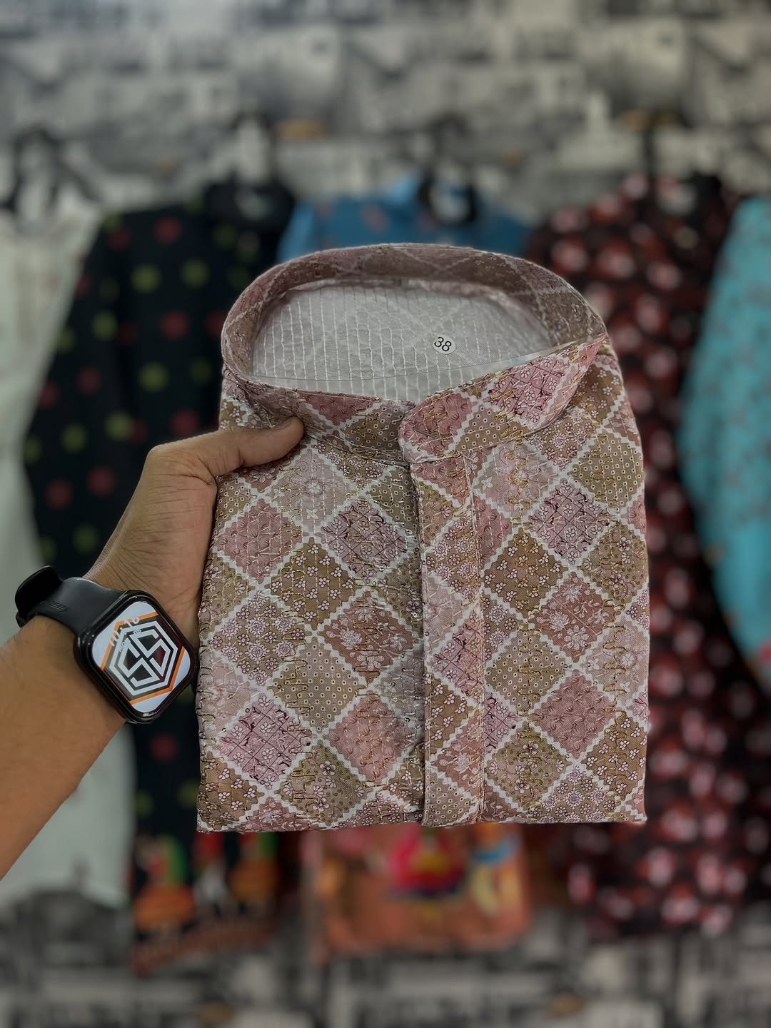 Men’s Navratri Special Kurta with Jari Work - Image 4