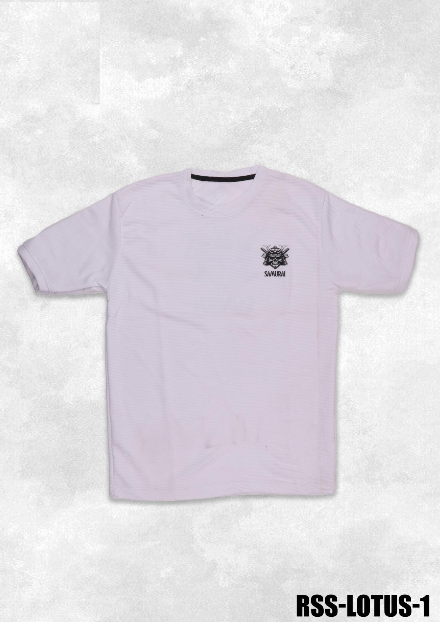RSS-LOTUS-1 Samurai Graphic Men’s Black T-Shirt - Image 5