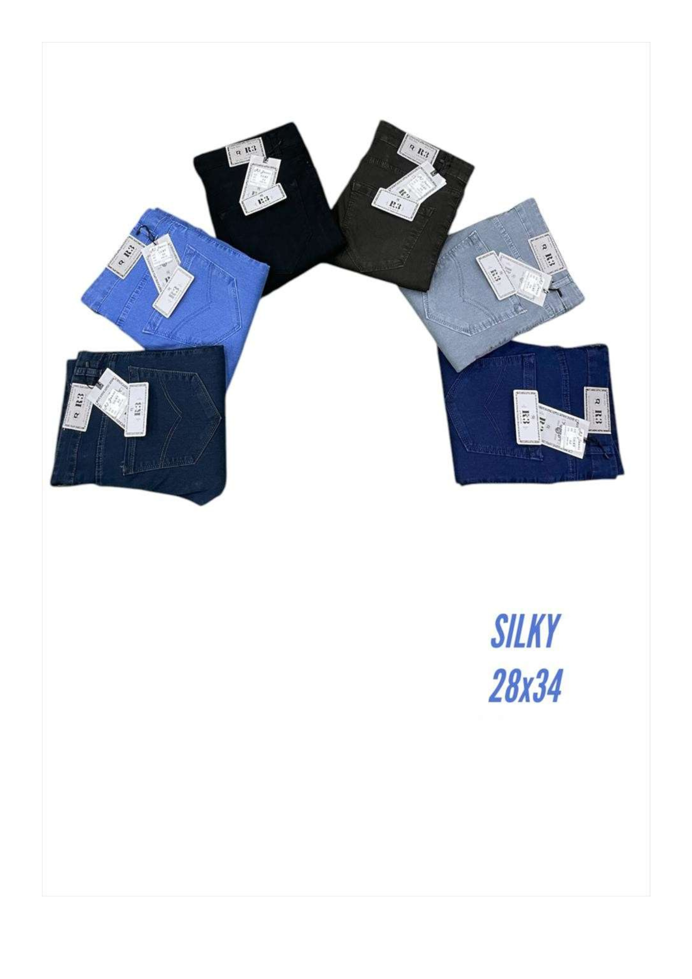 KAK-SILKY Premium Silky Finish Jeans (28x34)